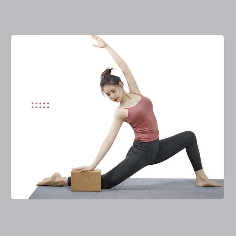 WEZHO High-Density Cork Yoga Block