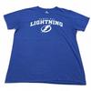 Fanatics Tampa Bay Lightning Tričko Pánské Velikost XL Modré Velké Logo NHL Tričko