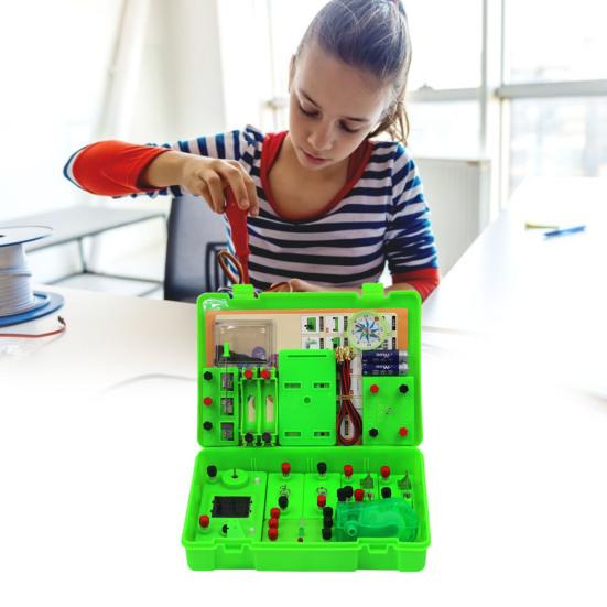 Circuit Experiment Kit Basic Connect Wires ABS Student Electricity Learning Tool for Science