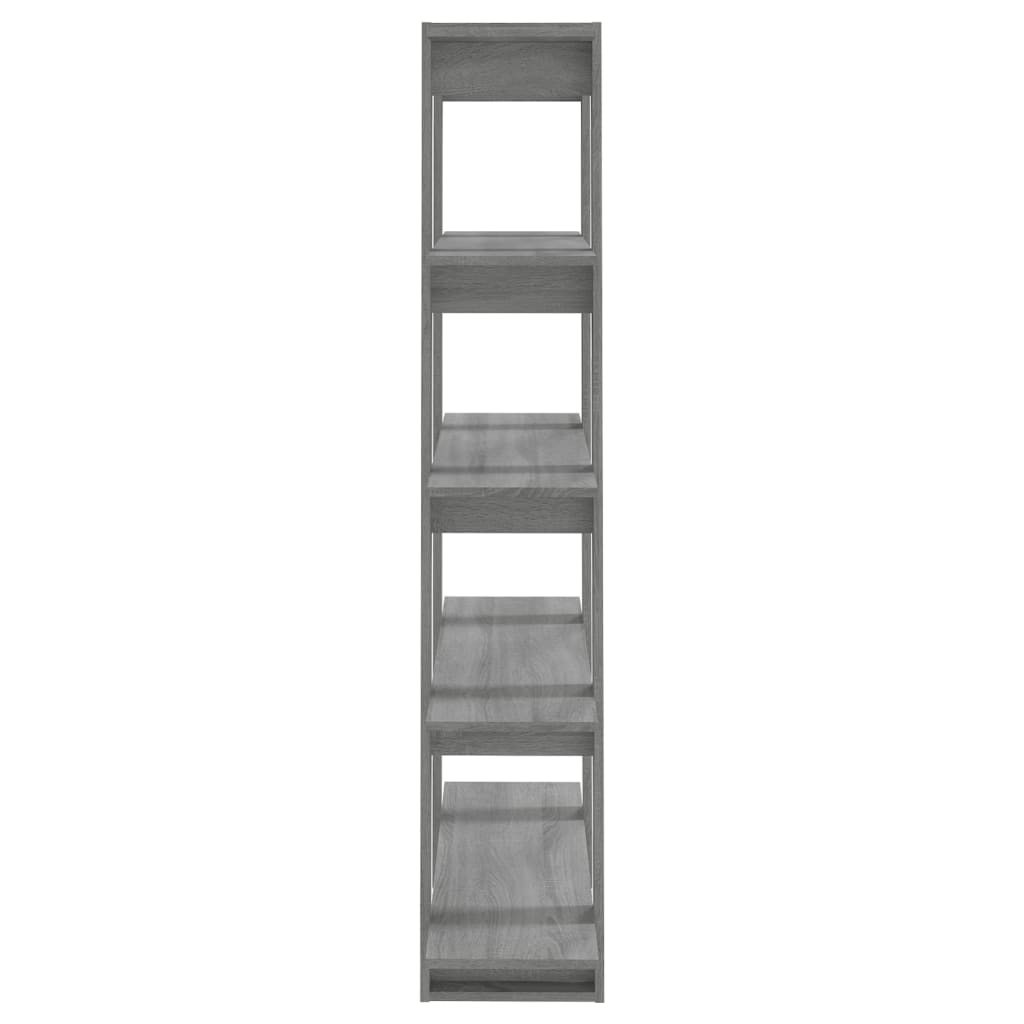 Bookshelf Room Divider Grey Sonoma 100*30*160 cm