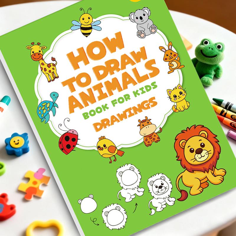 Children s Step-by-Step Drawing and Coloring Book