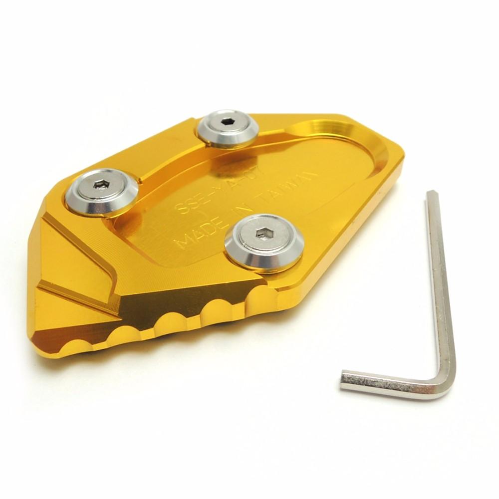 CNC Side Stand Plate Kickstand Extension Pad Enlarger for YAMAHA R25 R3 2013-16