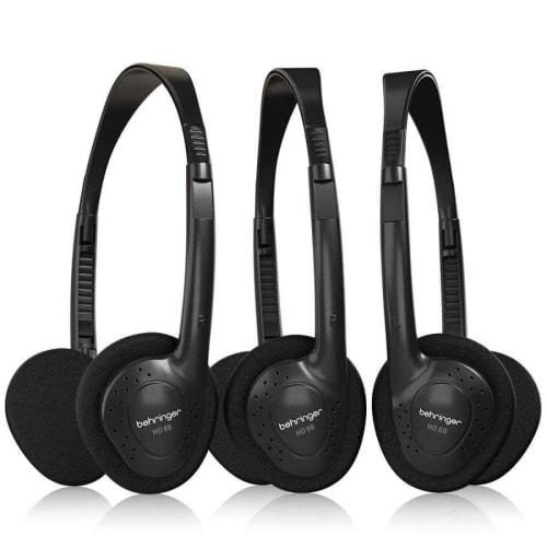 

Behringer HO 66 3-Piece Stereo Headphones with Soft Ear Cups and Adjustable Headband