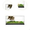 1/64 Diecast Car Display Case Showcase Ornament Dustproof Cover Micro Landscape Decor Diorama Scene