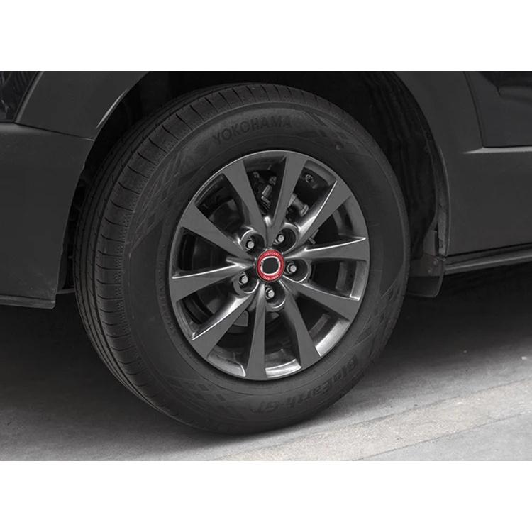Aluminum Alloy 100 Years Corporation Side Fender Wheel Hub Cover Emblem Sticker for Mazda 3 Axela BP CX-30 Accessories 2020-2023