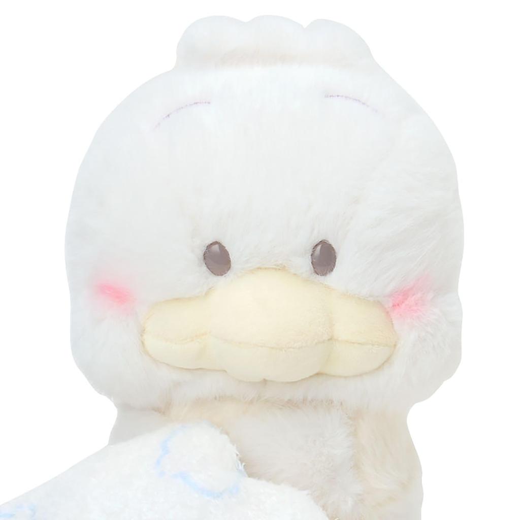 Sanrio Pekkle the Duck Plush Toy on a Fluffy 575640 (Napping Cloud)