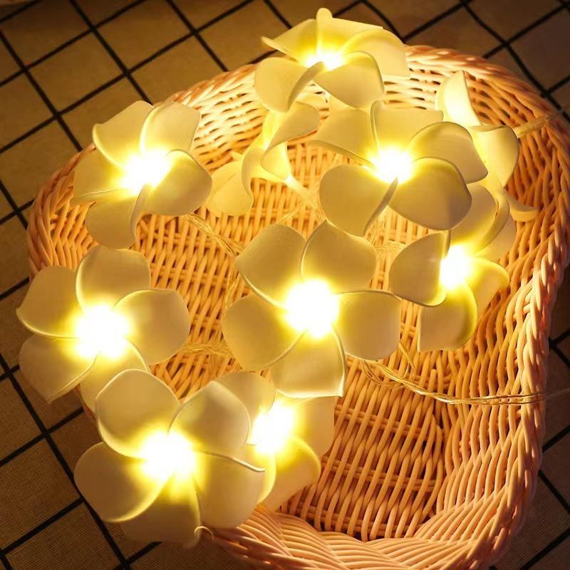 Flower Light String Battery Operated 1.5/3/6m 10/20/40leds Fairy Lights Decorative String Room Decor Lights for Bedroom Weddings Festivals