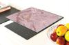 TAGLIERE IN VETRO 40x30 MARMO