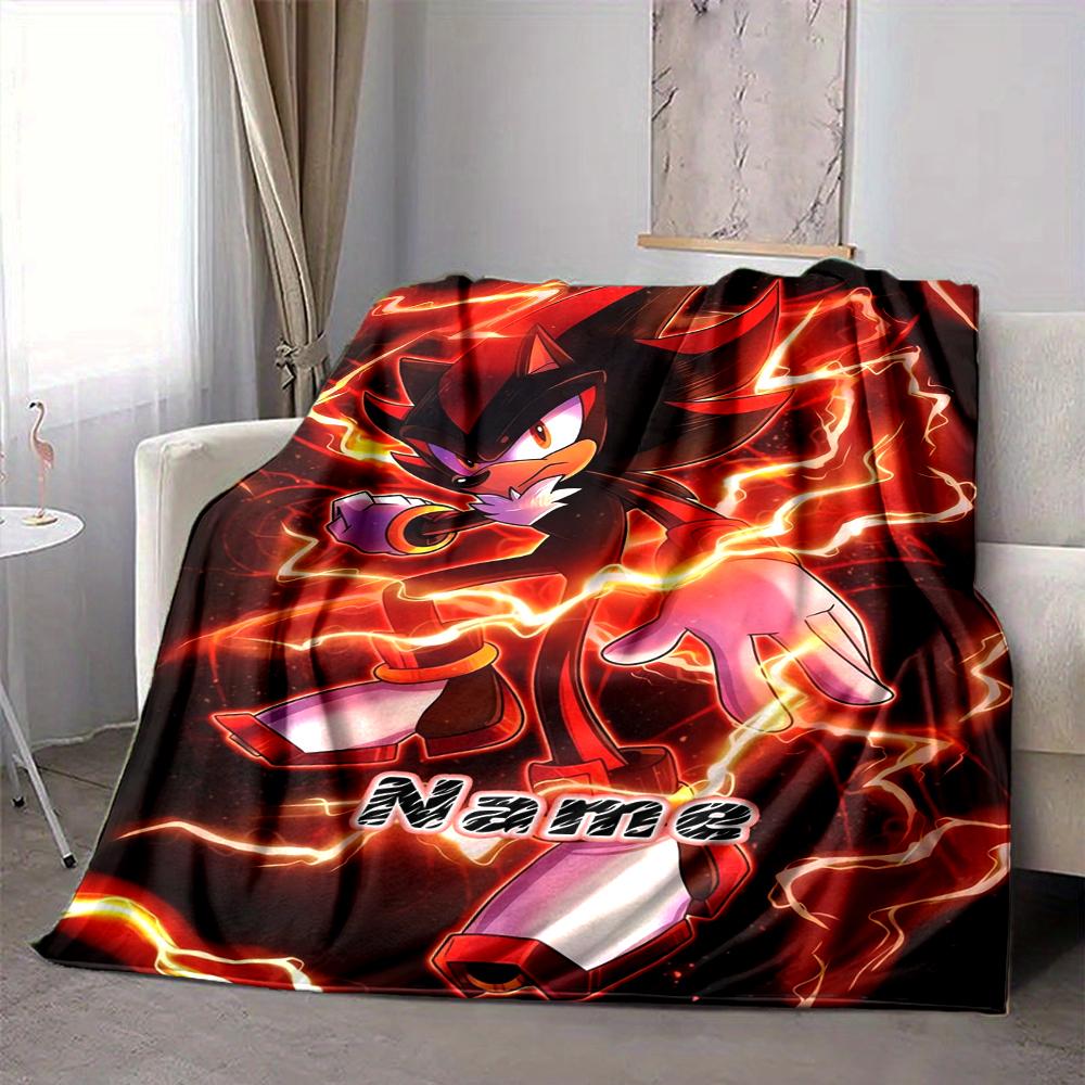 Custom 1pc Sonic Forces Adventure Blanket, Soft And Comfortable Blanket, Casual Warm, Camping Travel Blanket, Birthday Gift Q912191