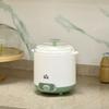Yogurt Maker, 1.5 L Yogurt Machine with Strainer, Lid, 20 W Yogurt Maker for Greek Yogurt, for 3–5 People, 19.5x17.5x21.4 Cm, White