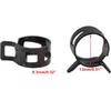 Fuel Line Spring Hose Clamps, 13mm Inner Dia, 20Pcs | Steel Spring Band Type, Black, Pressure Air Clip Clamp, For Silicone Tube Vacuum Hose Water