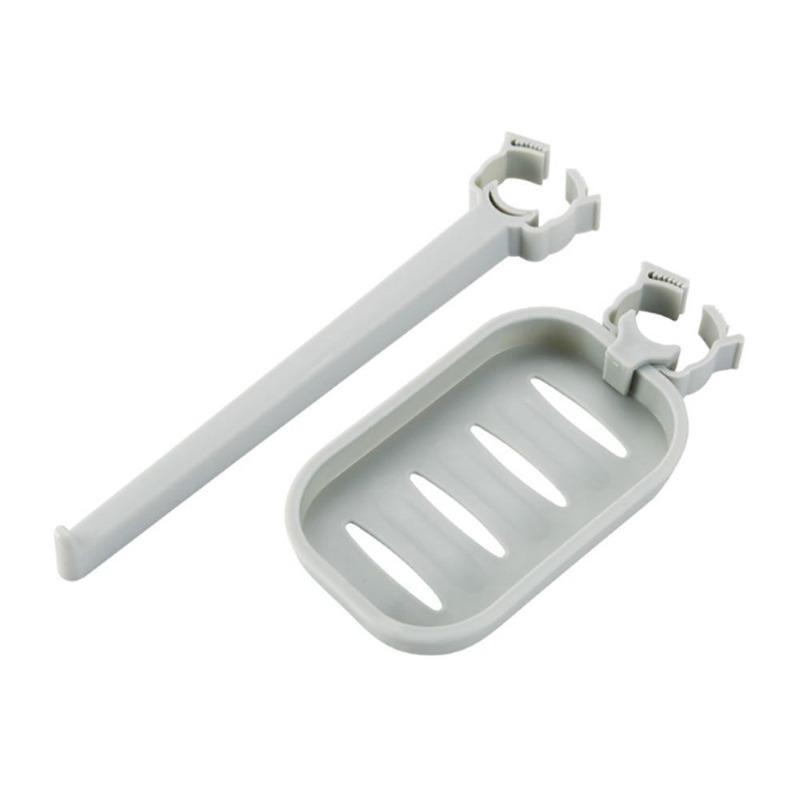 Sink Hanging Storage Rack Sponge Storage Holder Bathroom Kitchen Faucet Clip Dish Cloth Clip