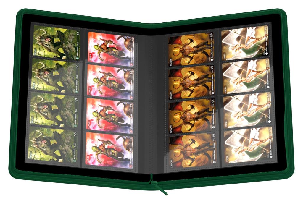 Ultimate Guard 16-Pocket Binder ZipFolio320 XenoSkin Green