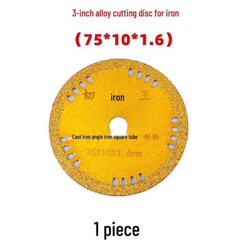 3-Inch Cutting Disc, Steel Man 75*1.2*10mm Grinding Wheel for Mini Angle Grinder