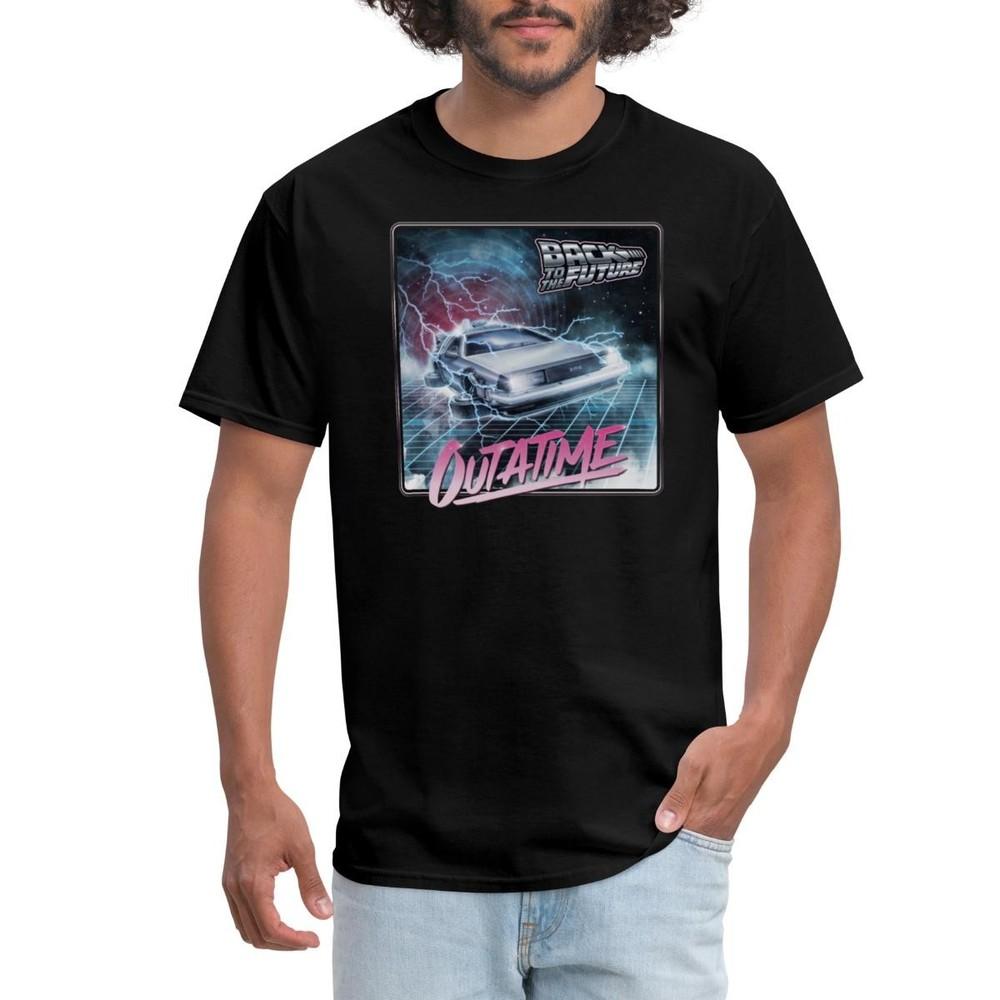 Back To The Future Outatime Delorean Time Machine Men s T-Shirt Unisex T-Shirt M