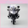 Alloy Bmw R1250 R T Police Motorcycle Model For Kids With Inertial Control And Shock Absorbers