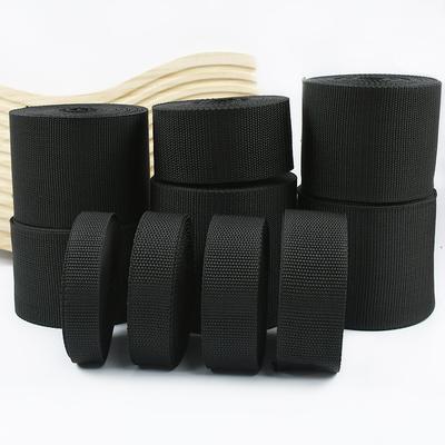 10M Zwarte Band 20/25/32/38/50/70/80/100mm Nylon Band Lint Tape Riem Sling Decoratieve Banden voor Naaien Bais Benodigdheden