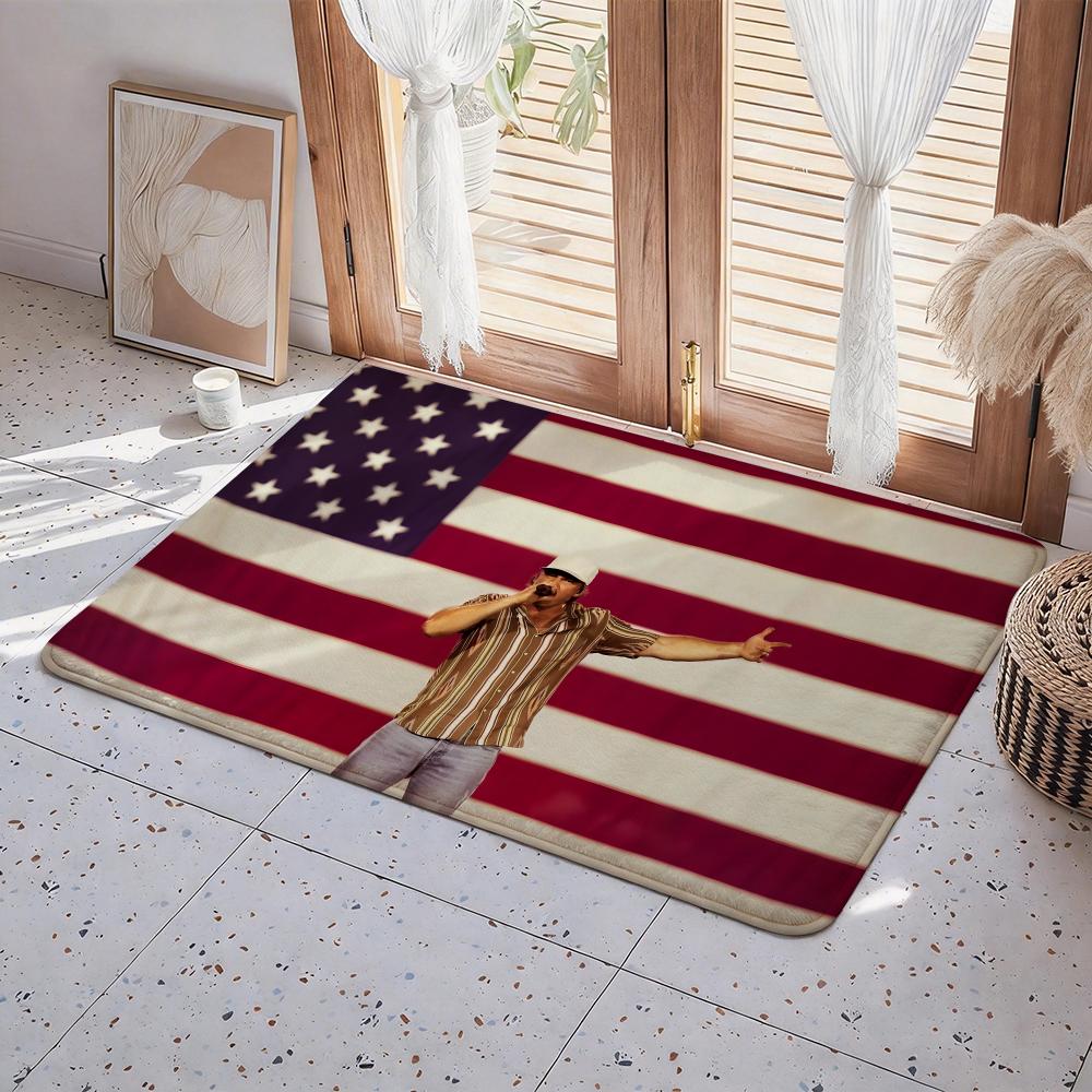 Singer M Morgan Wallen Floor Mat Eco  Flannel Doormat Non Slip Odorless Indoor Floor Rug Soft Short Plush Home Mat