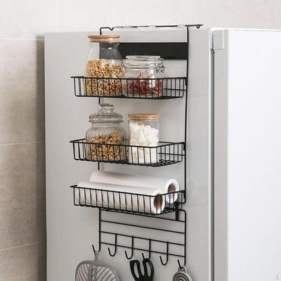 3 Tier Door Mounted Pantry Organizer, Spice Storage for Cabinet And Bedroom