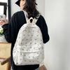 Zaino Floreale Stile Coreano Borsa a Spalla Floreale di Grande Capacità Carina Borsa Scolastica per Studenti Scuola