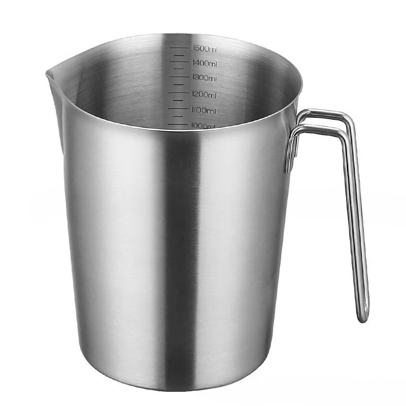304 Stainless Steel Measuring Cup with Lid and Scale