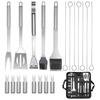 Set Grill Inox Exterior Casnic Combinație Barbecue Sac Pânză Oxford Ustensile Barbecue Unelte Barbecue