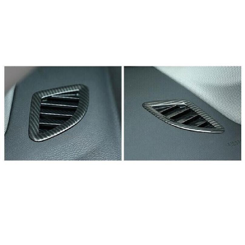 Dashboard Side Outlet 2018- Carbon Fiber Fit For BMW X2 F39 Vent Cover Trim