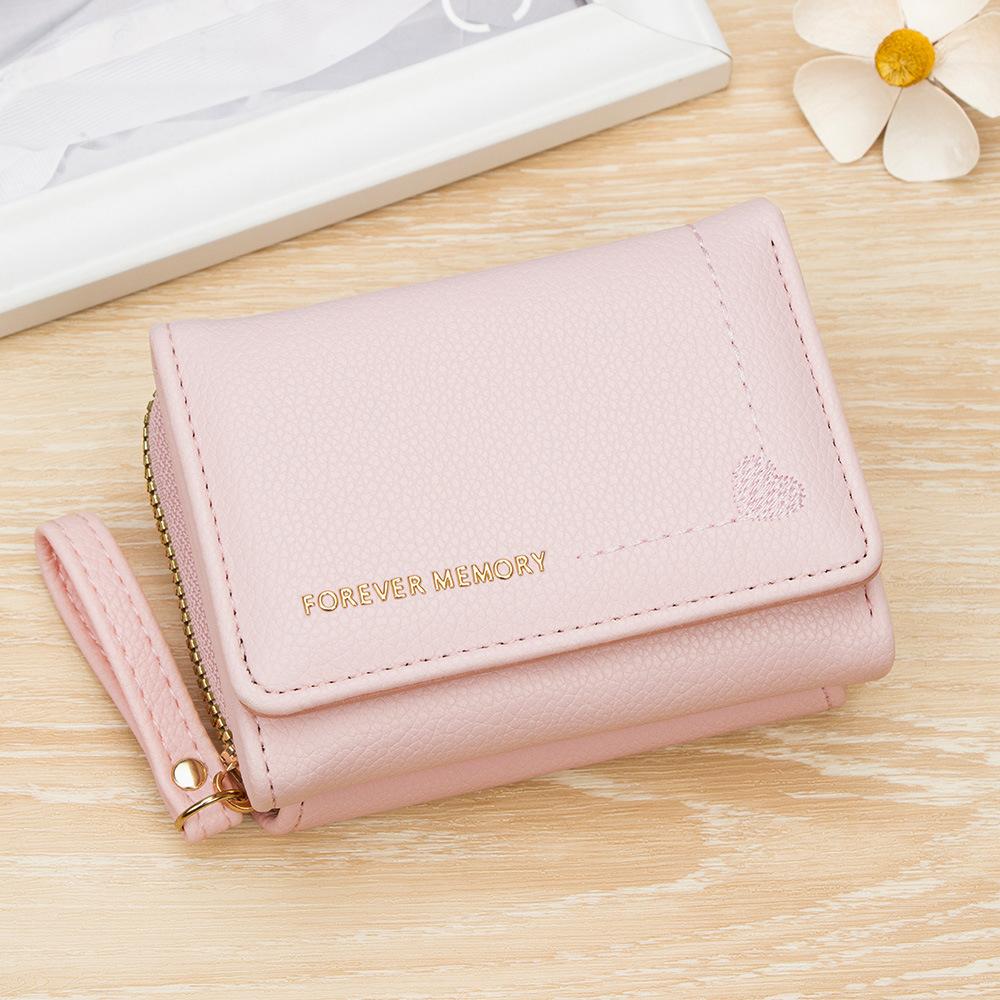 Short Women's Wallet Large Capacity Love Change Bag Women's Storage Clutch Bag