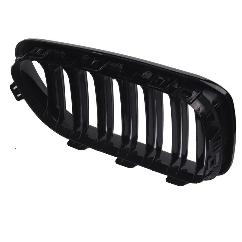 Rhyming Front Bumper Kidney Grille Double Slat Racing Grill Fit For BMW 1 Series F20 F21 Lci 120i 2015 2016 2017 Car