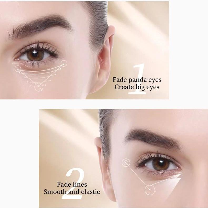 Anti-Falten-Augencreme, hellt feine Linien auf, entfernt Tränensäcke, wirkt gegen dunkle Augenringe, Anti-Aging-Serum, strafft und hellt die Haut auf