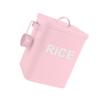 Space Saving Sealed Rice Container Airtight Flour Canister Pet Food Storage Jar with Lid Baking Supplies Organizer