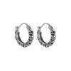 Vintage Simple Small Hoop Earrings Stainless Steel Hypoallergenic Earrings for Men Women Cool Indian Boho Jewelry