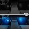 For Tesla Model Y Model 3 Highland Ultra-Bright Interior Foot-Well Lights Compatible Model 3/Y/S/X Interior LED Lights Bulbs Kit