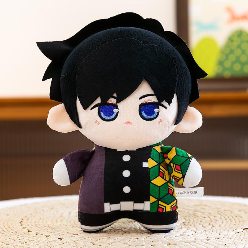 Large Sitting Pose Demon Slayer Plush Dolls - Tanjiro, Nezuko, Inosuke Gift