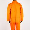 Halloween Prisoner Cosplay Jumpsuit with Manacle Halloween Unisex Children Adult Role Play Outfit Long Sleeves Lapel Zipper Festivals Parties Costume