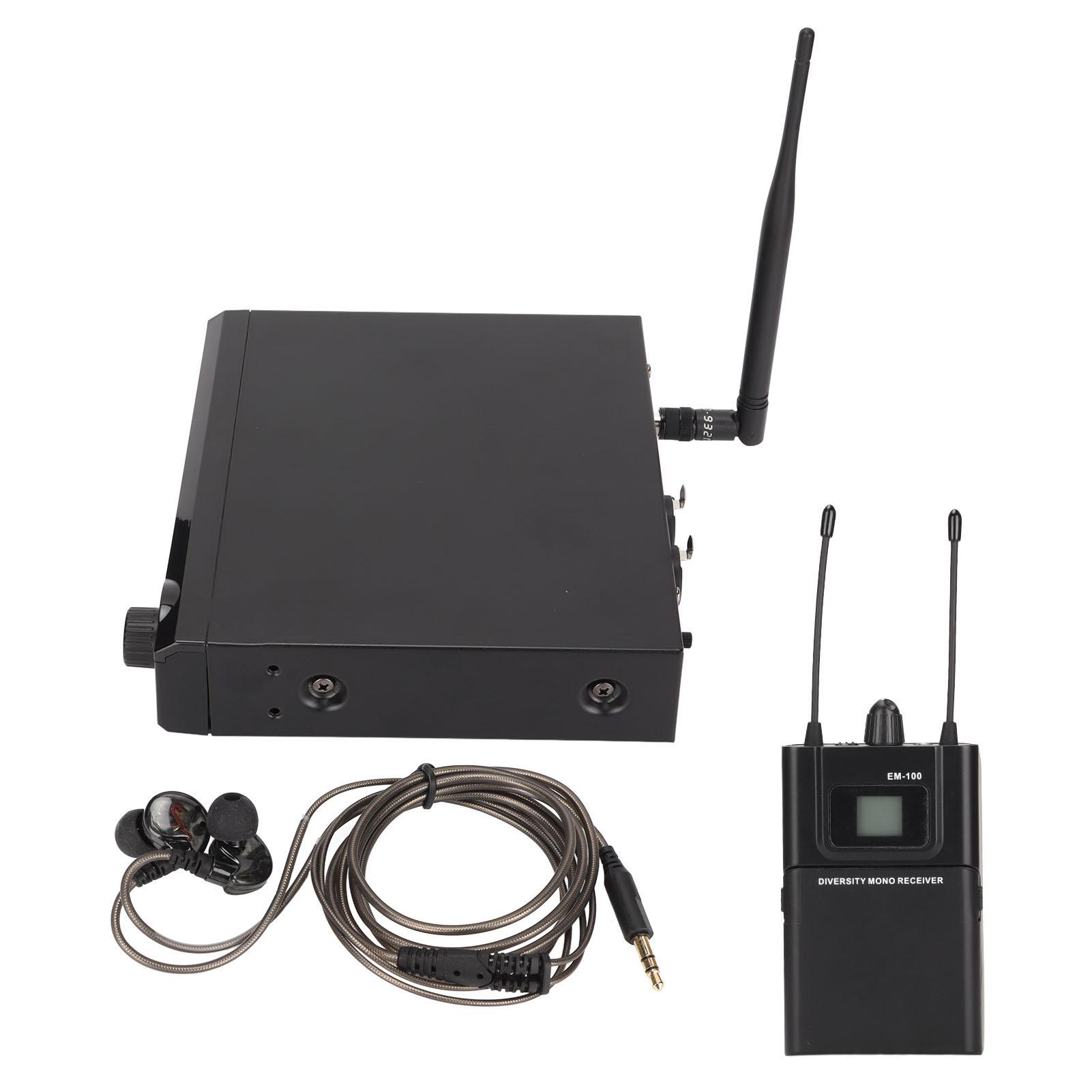 

Система мониторинга ушей UHF TNC антенна Беспроводная система мониторинга приемника для сценической студии US Plug