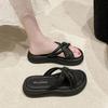 Platform Outside Women's Slippers and Ladies Sandals on Beach Low Price Korea Style Clappers Shoes Summer 2025 Offer Sale Slides