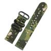 Bracelet de montre en nylon ultra fin doux respirant Grande taille 22 mm 23 24 mm 26 mm Vert armée bleu camouflage Bracelet pour poignet d'homme