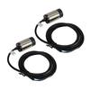 2 Set Proximity Sensor Switch Waterproof NPN DC 2 Wire Normally Closed NC 15mm Distance Proximity