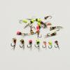 6PCS Fast Sinking Perdigon Euro Nymph Wet Fly Fishing Tungsten Bead Head Barbless Jig Hook Trout Grayling panfish Fishing Lures