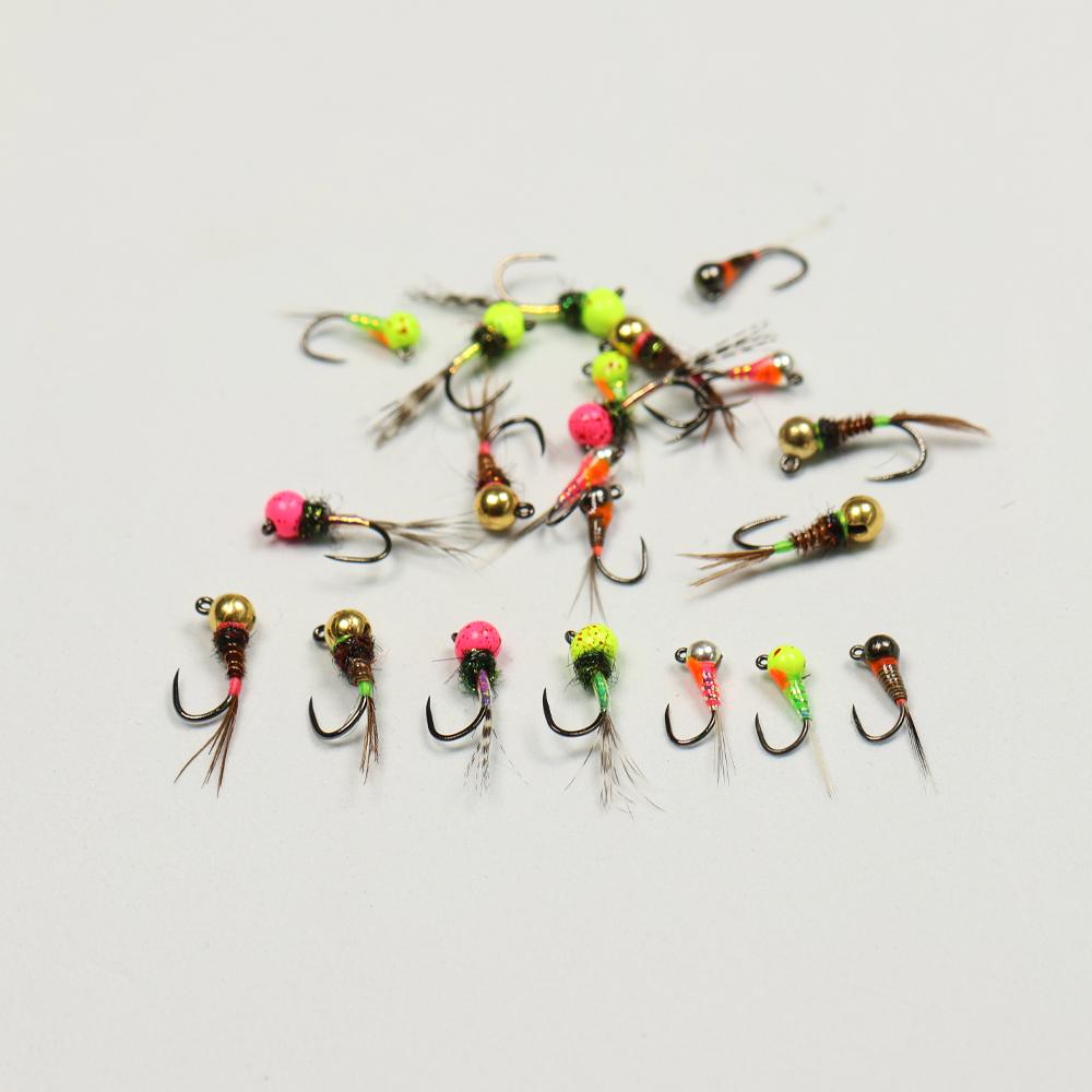 6PCS Fast Sinking Perdigon Euro Nymph Wet Fly Fishing Tungsten Bead Head Barbless Jig Hook Trout Grayling panfish Fishing Lures