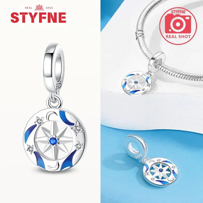 Copper Metal Star Moon Sun Series Charm Bead Components Luminous Bead Component Designed For Authentic Original Bracelet High Quality Fine Jewelry