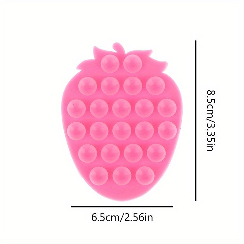 1Pc Strawberry Suction Cup Phone Holder, Portable Phone Mount, Navigation Stand, Phone Stand, Decorative Holder