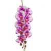 5pc Artificial Phalaenopsis Orchid 9 Heads Soft Latex Butterfly Orchid Flower Branch for Wedding Floral Decoration