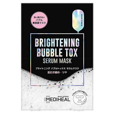 MEDIHEAL Brightening Bubble Tox Serum Mask 3 Sheets Face Mask (Mediheal) [Genuine]