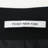 FOXEY NEW YORK 37720 Black Raincoat Dress Coat 38 blackUsed