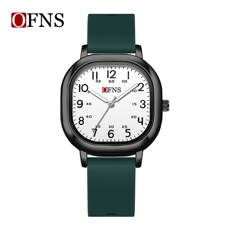 Oufanni Kids' Silent Glow Waterproof Exam Watch