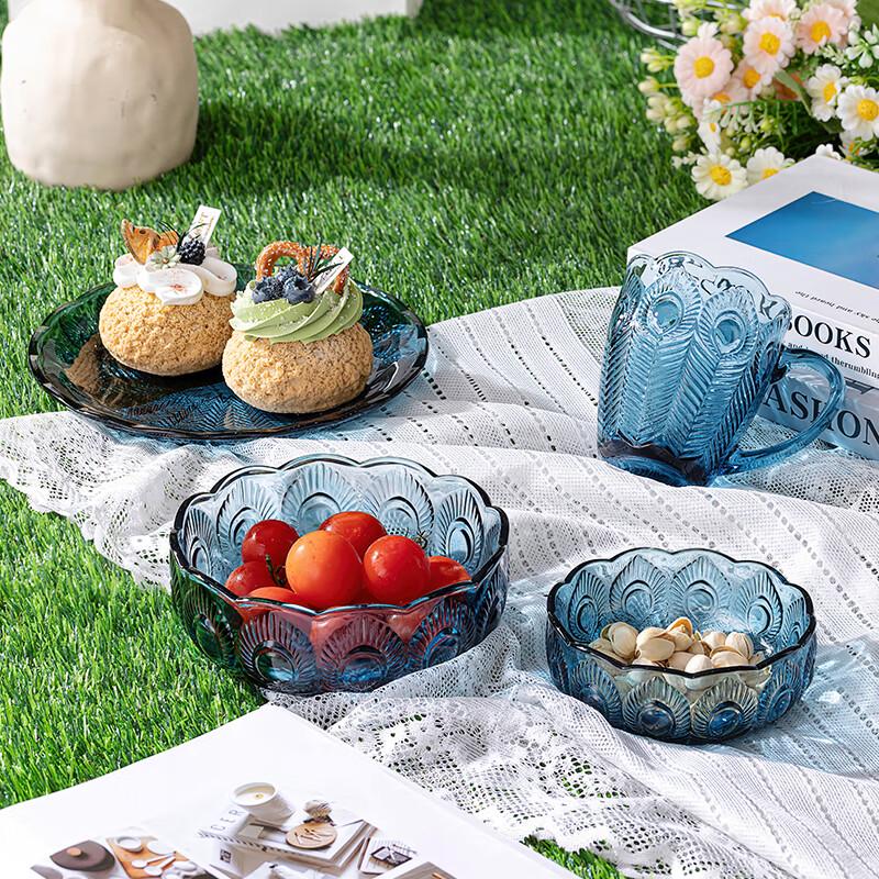 Huixun Clear Glass Serving Bowl