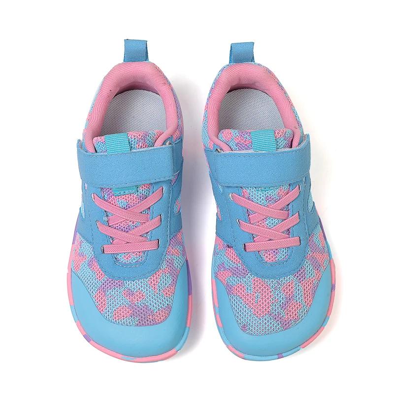 

Kid Wide Width Barefoot Shoes | Boys/Girls Minimalist Elastic Opening Sneakers| Flexible- Zero Drop Sole Outdoor Children Shoes 35
