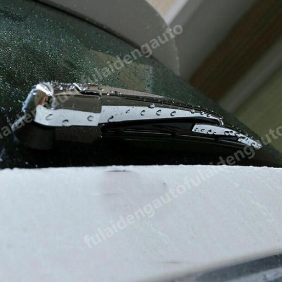 Chrome Rear Window Rain Wiper Blade Cover For Nissan Armada Patrol Y62 2017-2019